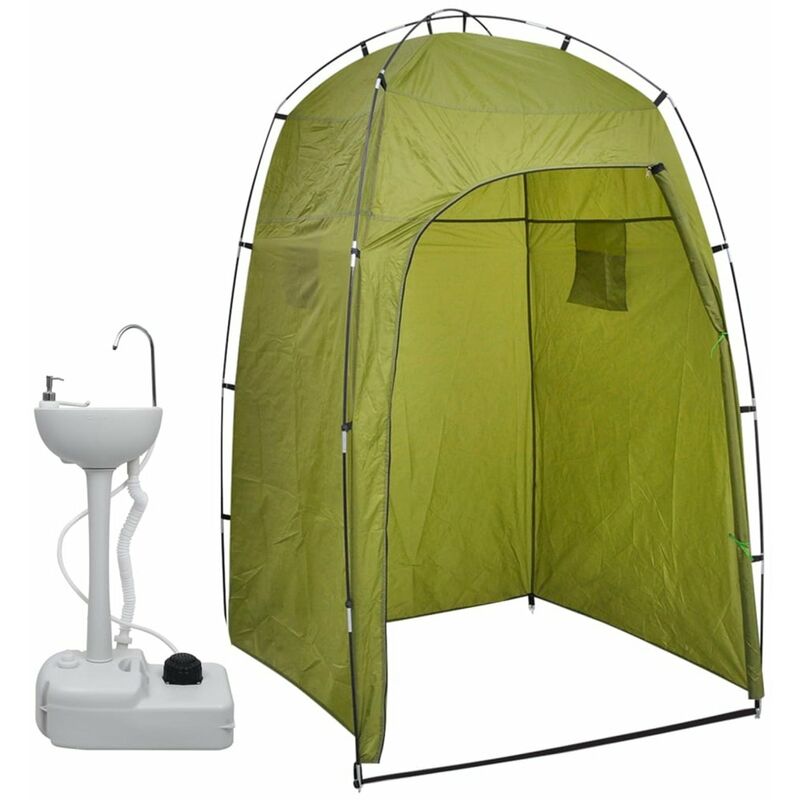 

Lavabo portatil para camping con carpa 20 L