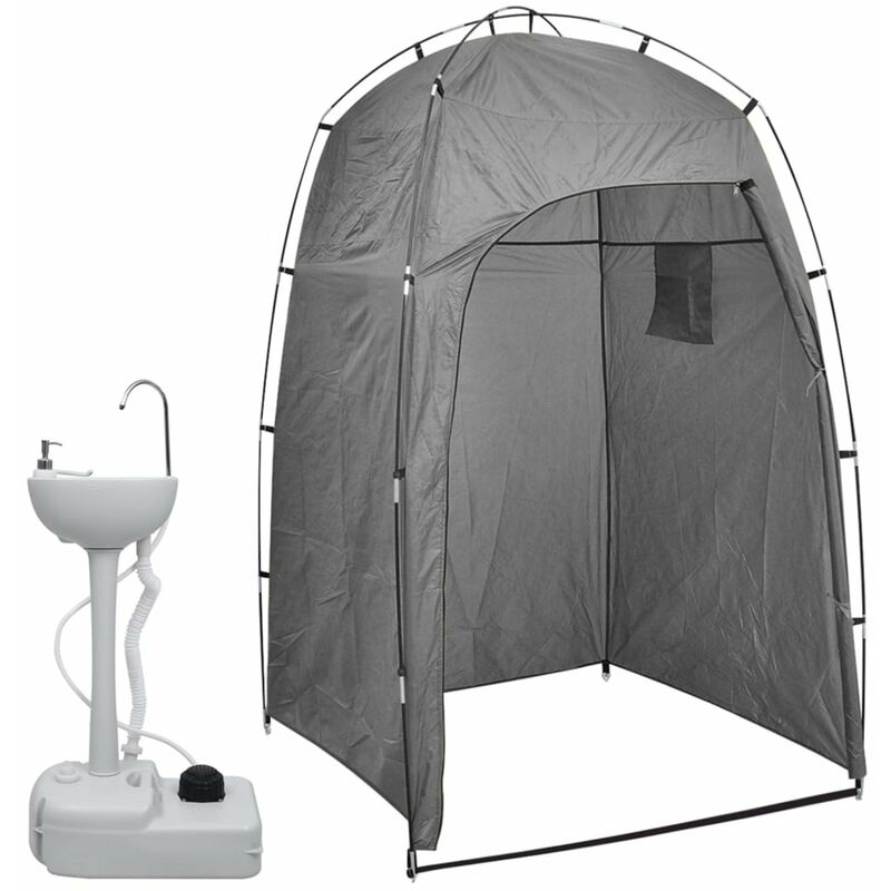 

Lavabo portatil para camping con carpa 20 L