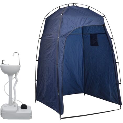 Lavabo portátil para camping con tienda de campaña 20 L