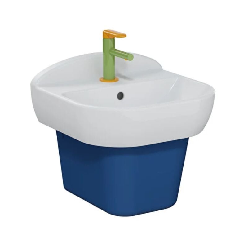 Vitra - Lavabo pour enfant Sento Kids avec trop-plein + cache-siphon Sento kids