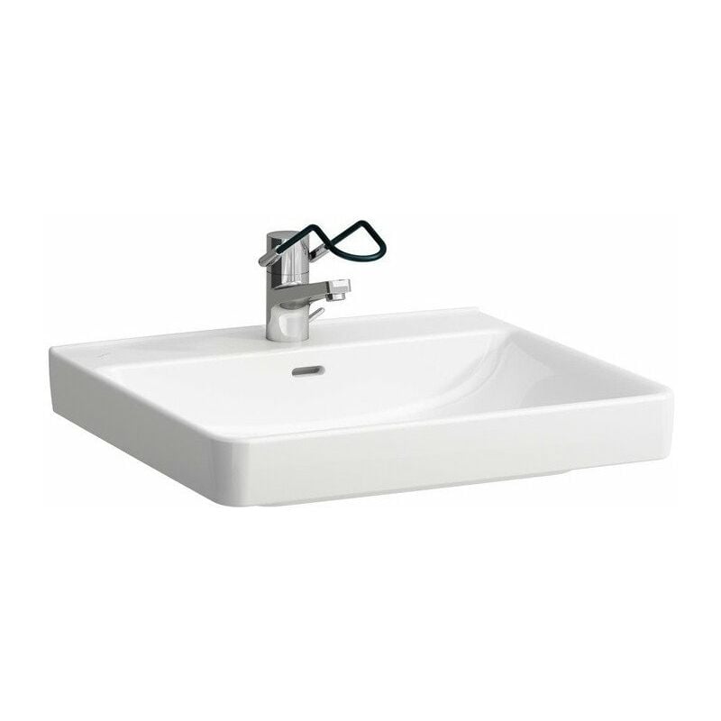 

Lavabo PRO LIBERTY 600 x 550 mm, sin barreras sin orificio para grifería, sin rebosadero blanco LAUFEN