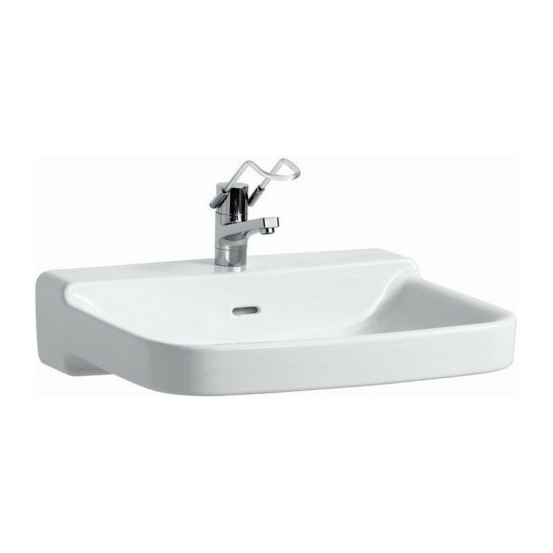 

Lavabo PRO LIBERTY 650 x 550 mm, sin barreras sin orificio para grifería, con rebosadero blanco LAUFEN