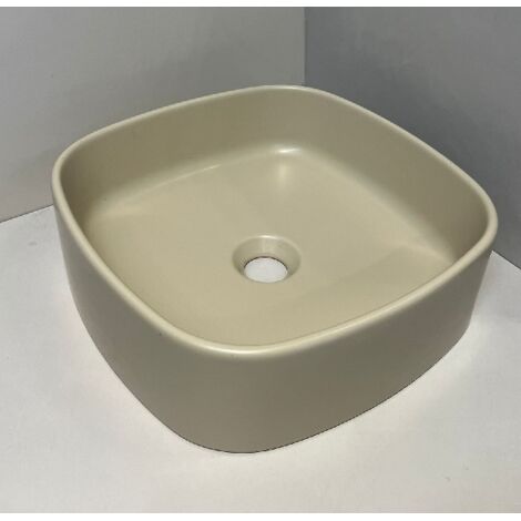 LAVABO QUADRATO FORIU' SABBIA MATT APP. 40X40 FO03