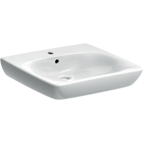 Lavabo RENOVA COMFORT 550x550mm ufahrb avec trou pour robinetavec trop plein blanc KT