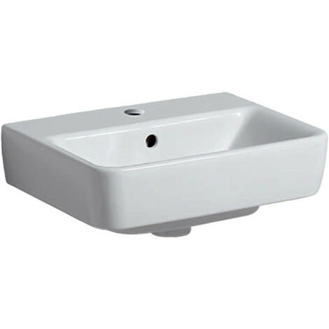 Lavabo RENOVA COMPACT 450x340mm avec trou pour robinet blanc KT