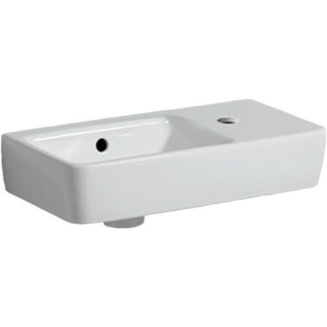 Lavabo RENOVA COMPACT 500x250mm Abl R HL droite blanc KT