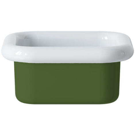 Lavabo rétro à poser en céramique 40 cm - True Colors Lite - Vert Mousse