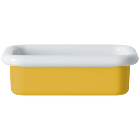 Lavabo rétro à poser en céramique 60 cm - True Colors Lite - Jaune Soleil