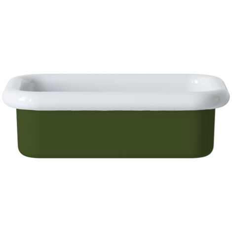 Lavabo rétro à poser en céramique 60 cm - True Colors Lite - Vert Mousse