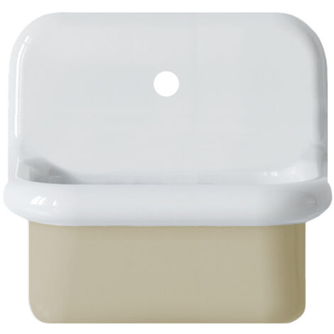 Lavabo rétro en céramique 45 cm - True Colors Lite - Mini profondeur - Yuta