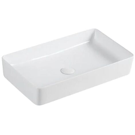 Lavabo rettangolare da appoggio&ampquotLA 51&ampquot dimensioni 61 x 34,5 cm in ceramica