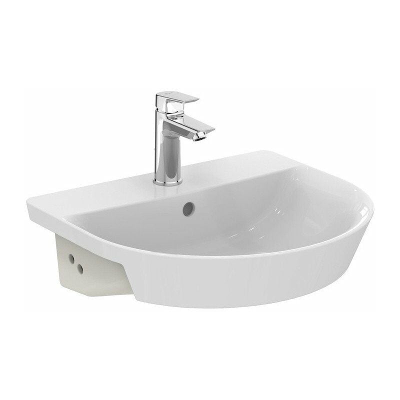 

Lavabo semiencastrado CONNECT AIR ARC 500 x 450 x 160 mm blanco STANDARD - Ideal