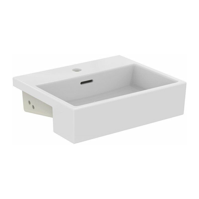 

Lavabo semiencastrado EXTRA 500x420x145mm blanco 1 orificio para grifería, con rebosadero IDEAL STANDARD