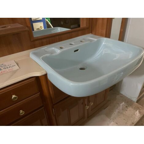 Lavabo Semincasso Square Azzurro - Geberit