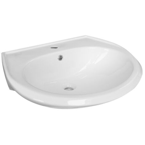 Lavabo Serie Volga 60 cm Bianco