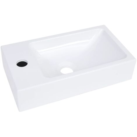Lavabo SMC blanco 400x220x90 mm vidaXL