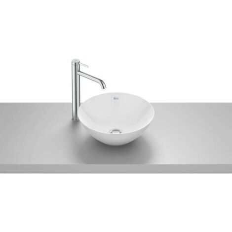 LAVABO SOBRE ENCIMERA BOL DE FINECERAMIC DIÁMETRO 350 BLANCO