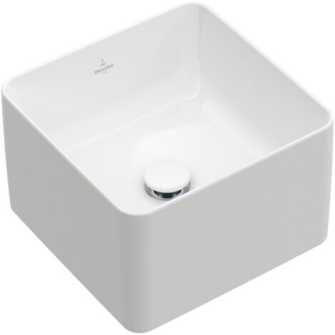 Lavabo sobre encimera cuadrado VILLEROY ET BOCH Collaro Blanco