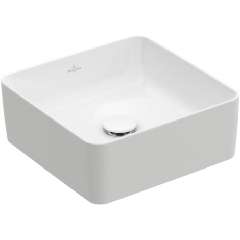Lavabo sobre encimera cuadrado VILLEROY ET BOCH Collaro Stone Blanco CeramicPlus