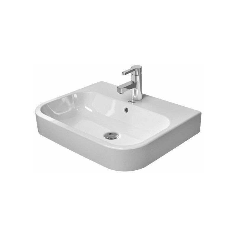 

Lavabo sobre encimera HAPPY D.2 con orificio rebosadero B 600x460mm geschl o hole we