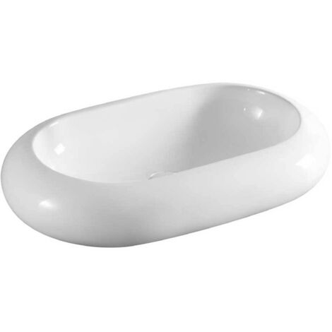 Lavabo sobre encimera LA26 - Blanco