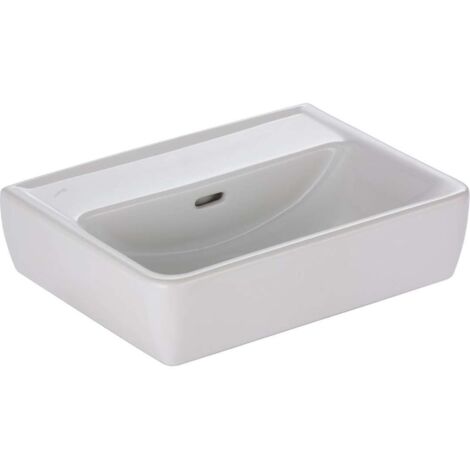 Lavabo sobre encimera LAUFEN PRO A 450 x 340 mm con rebosadero, sin orificio para grifería blanco LAUFEN