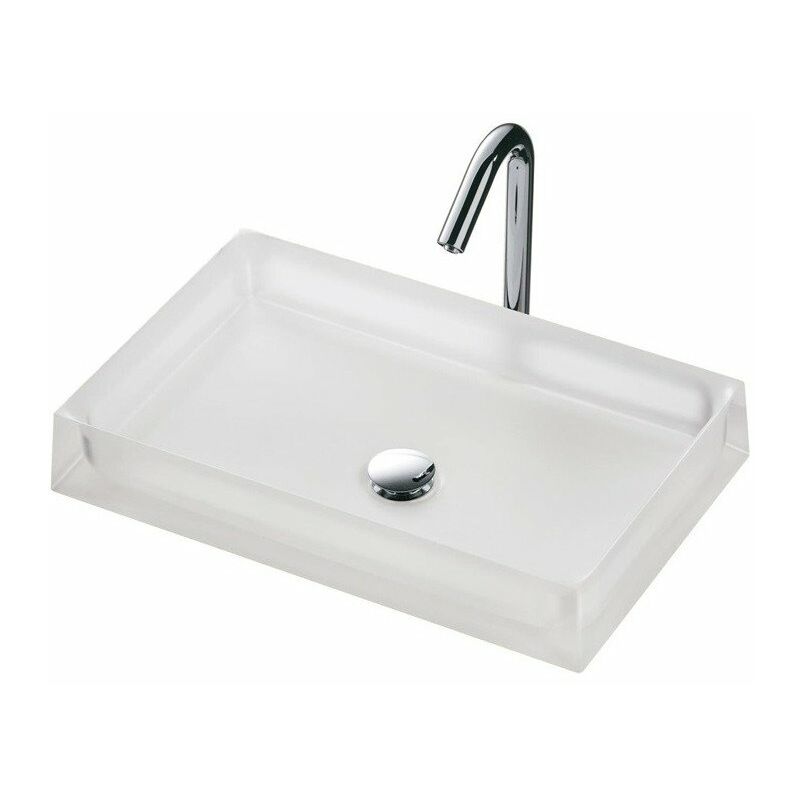 

Lavabo sobre encimera LUMINIST / S Lavabo sobre encimera 115 x 500 x 320 mm, rectangular Crystal snow TOTO