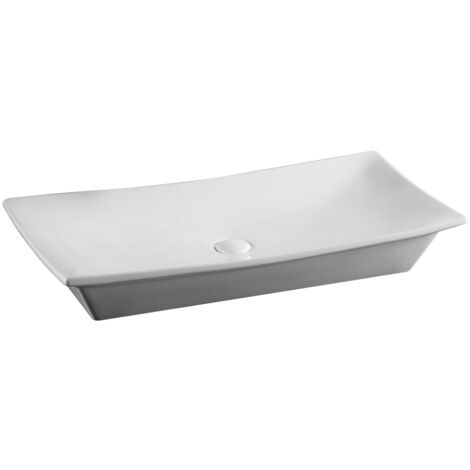 Lavabo Sobre Encimera Mod. La24 Cm 80 X 39,5