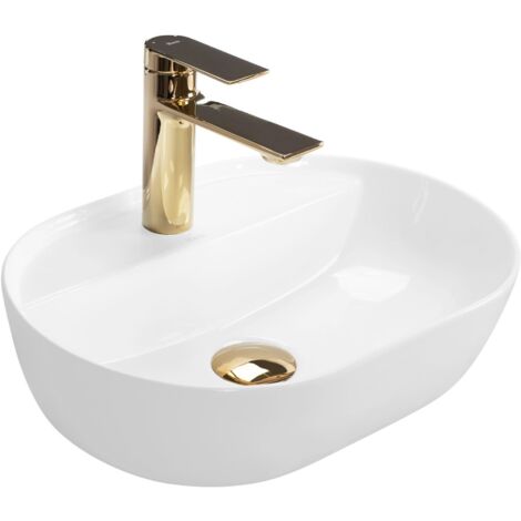 LAVABO SOBRE ENCIMERA REA AURA 42 WHITE