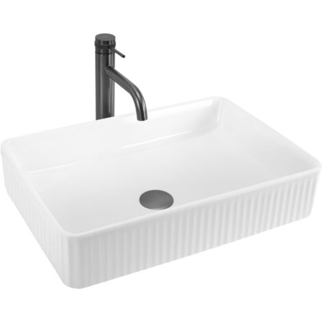 LAVABO SOBRE ENCIMERA REA FIORELLA WHITE