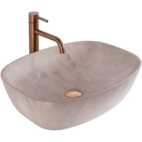 LAVABO SOBRE ENCIMERA REA FREJA BEIGE