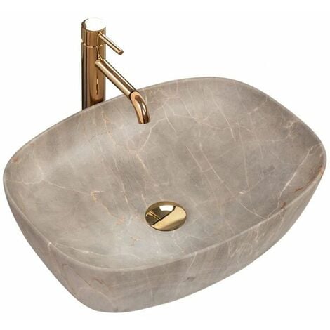 LAVABO SOBRE ENCIMERA REA FREJA BEIGE