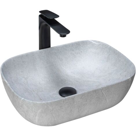 LAVABO SOBRE ENCIMERA REA LIVIA GREY