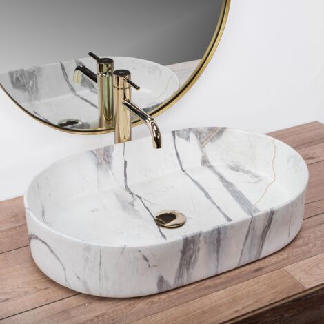 LAVABO SOBRE ENCIMERA REA NADIA 60 SAND