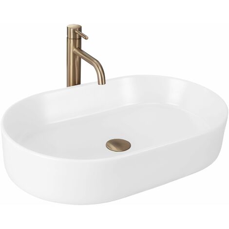 LAVABO SOBRE ENCIMERA REA NADIA 60 WHITE MATT