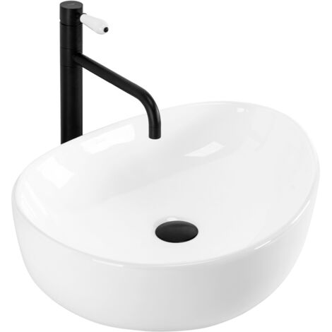 LAVABO SOBRE ENCIMERA REA VANILA WHITE