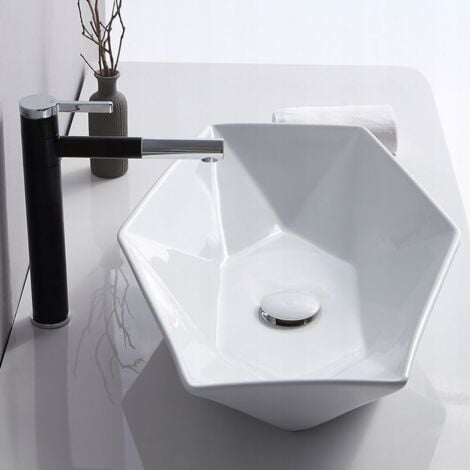 LAVABO SOBRE ENCIMERA REA VEGAS BLANCO