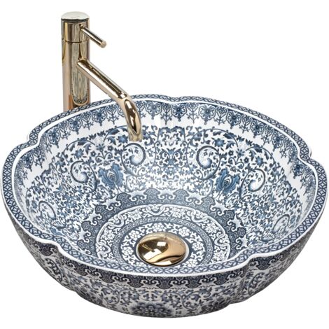 LAVABO SOBRE ENCIMERA REA VIVIEN BLANCO