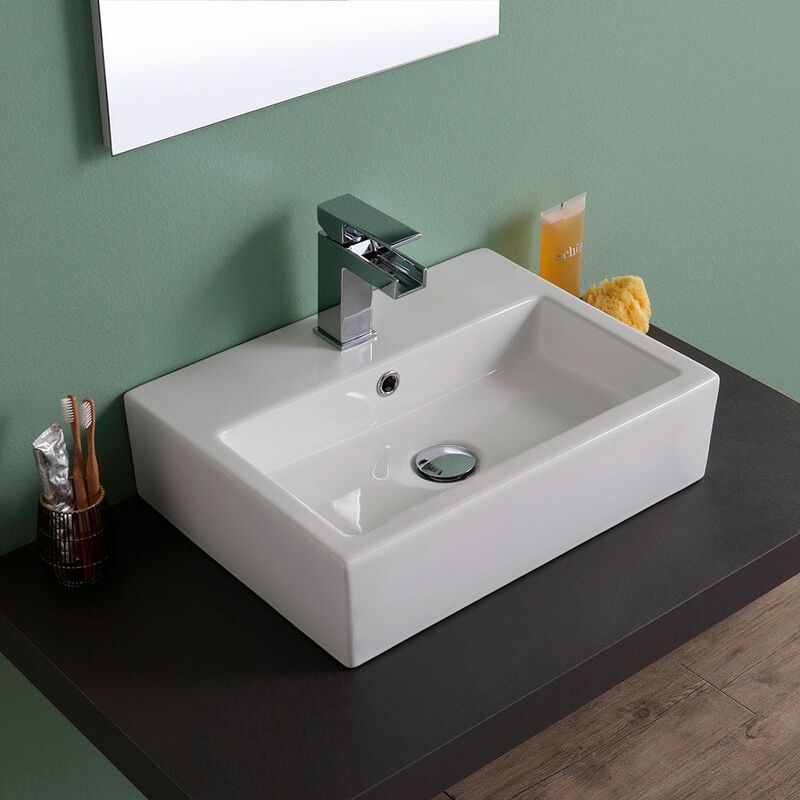 

Lavabo Sobre Encimera Rectangular