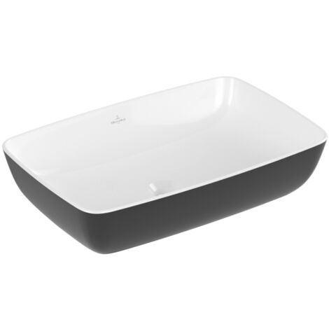 Lavabo sobre encimera rectangular VILLEROY ET BOCH Artis Negro Carbón