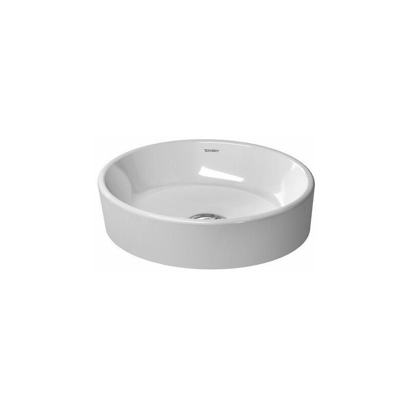 

Lavabo sobre encimera STARCK 2 sin rebosadero B 440x400mm geschl o agujero blanco