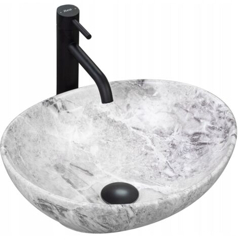 LAVABO SOFIA STONE MATT - DA APPOGGIO SKU REA-U9908