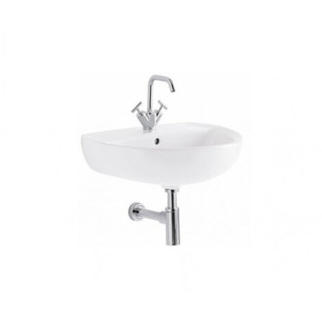 Lavabo sospeso 55 cm Geberit Colibrì 2 ex Pozzi Ginori Bianco