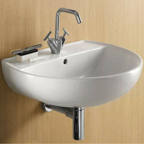 Lavabo Sospeso 65x49xH18.5 cm  COLIBRI POZZI GINORI-GEBERIT - In Ceramica - Con Foro Troppopieno