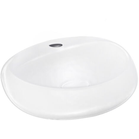 Lavabo sospeso cloud L 65 cm bianco alpino