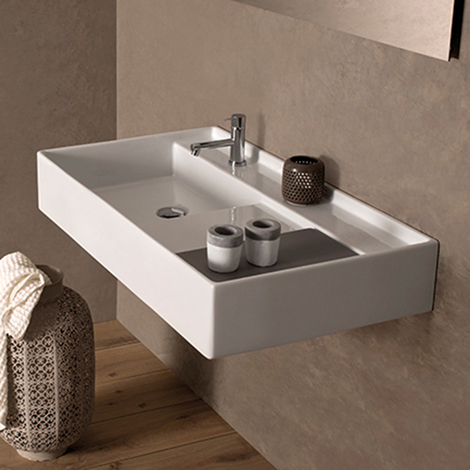 Globo Ceramica Schede Tecniche.Lavabo Sospeso Cm 71 Modello Display Di Globo Ceramiche Colore Bianco Di071 Bi