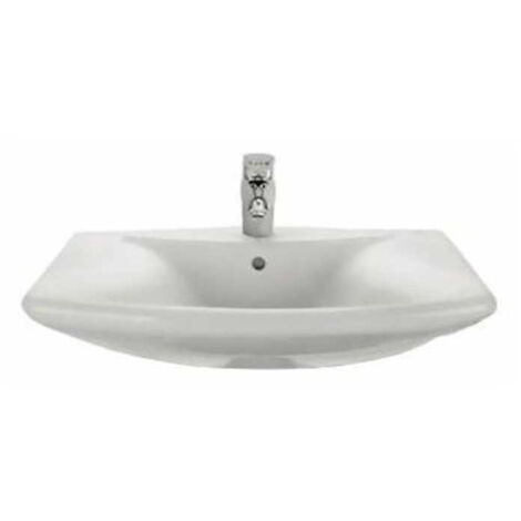 Lavabo Sospeso Roca SIDNEY 62X50 cm - Ceramica Bianco Lucido