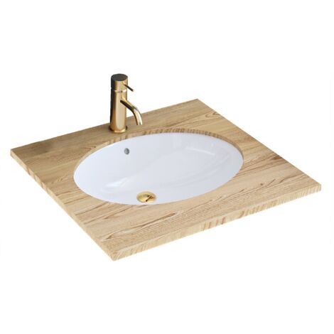 LAVABO SOTTOPIANO REA NEL WHITE