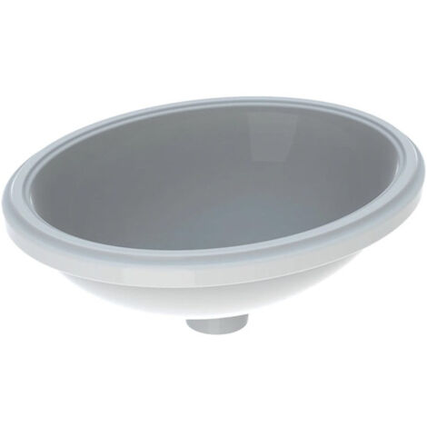 Lavabo sous plan VariForm oval 420x330mm sans trou de robinetterie sans trop plein we