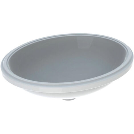 Lavabo sous plan VariForm oval 500x400mm sans trou de robinetterie sans trop plein we